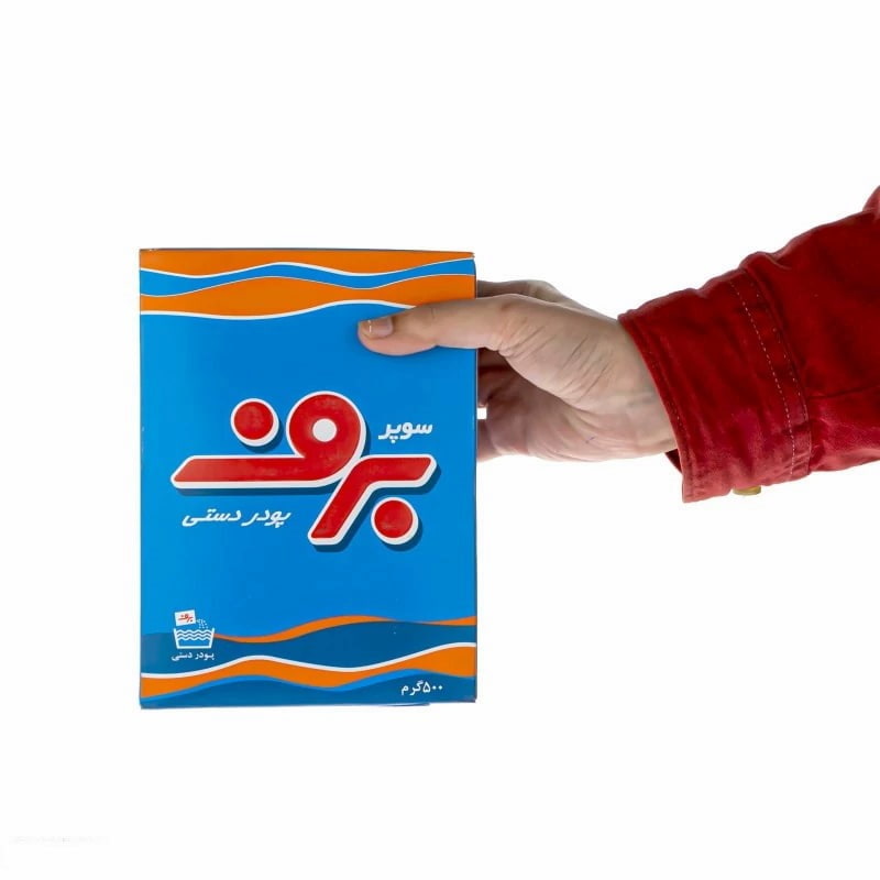 پودر لباسشویی دستی ۵۰۰ گرمی برف فرمول استاندارد برای پاکسازی روزمره